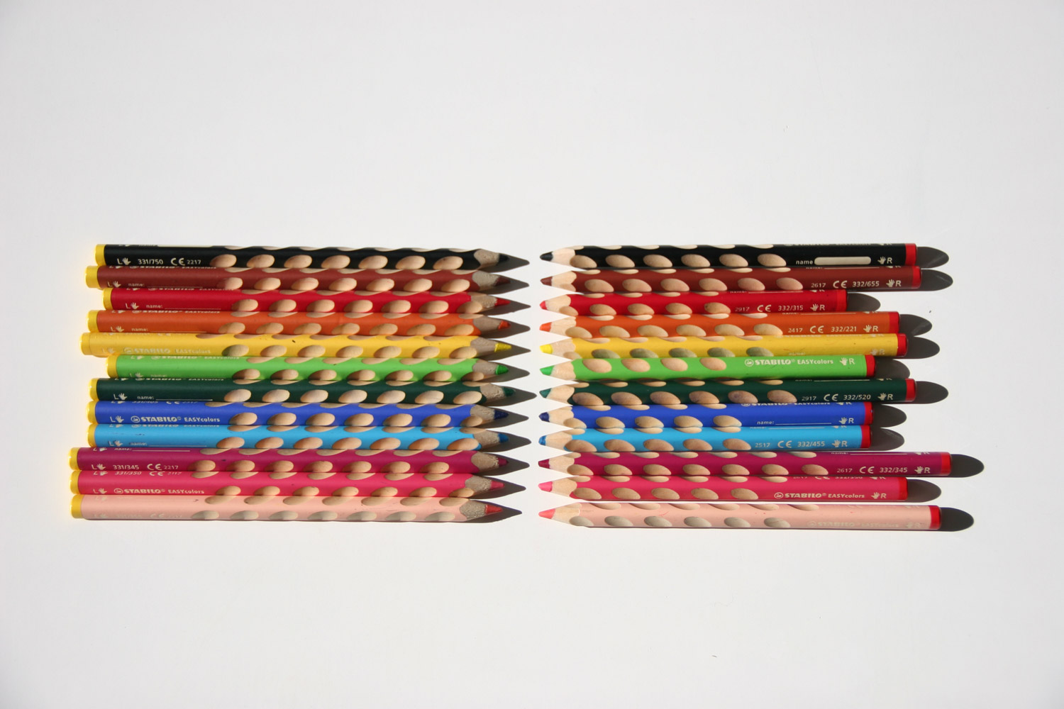 crayons couleurs stabilo remédiation écriture